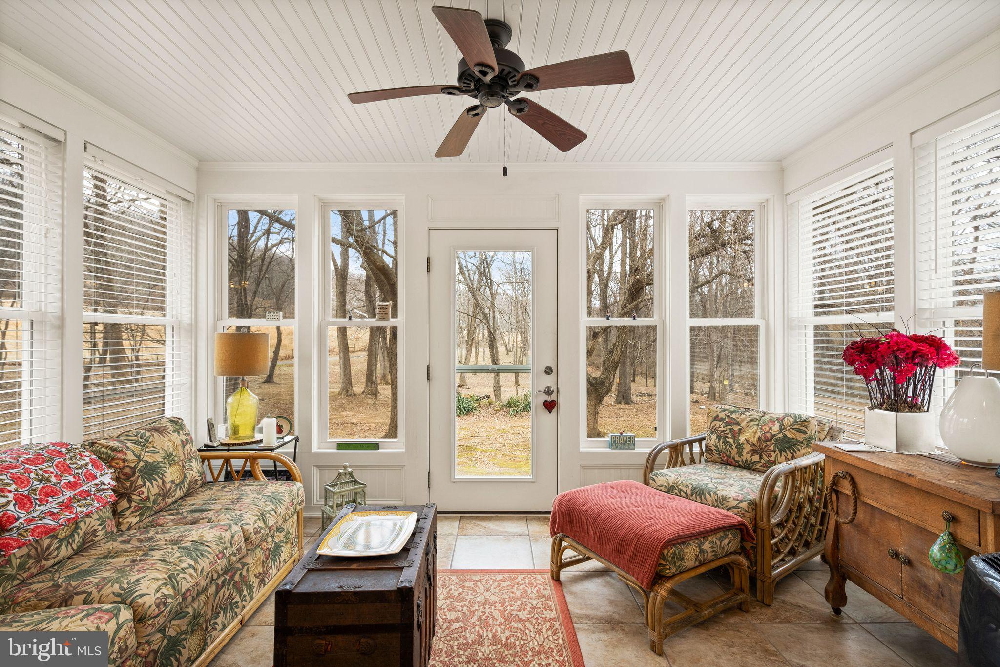 3768 Cobbler Mountain Road Delaplane, VA 20144 - Photo 17 of 47 Sun porch/Front entrance