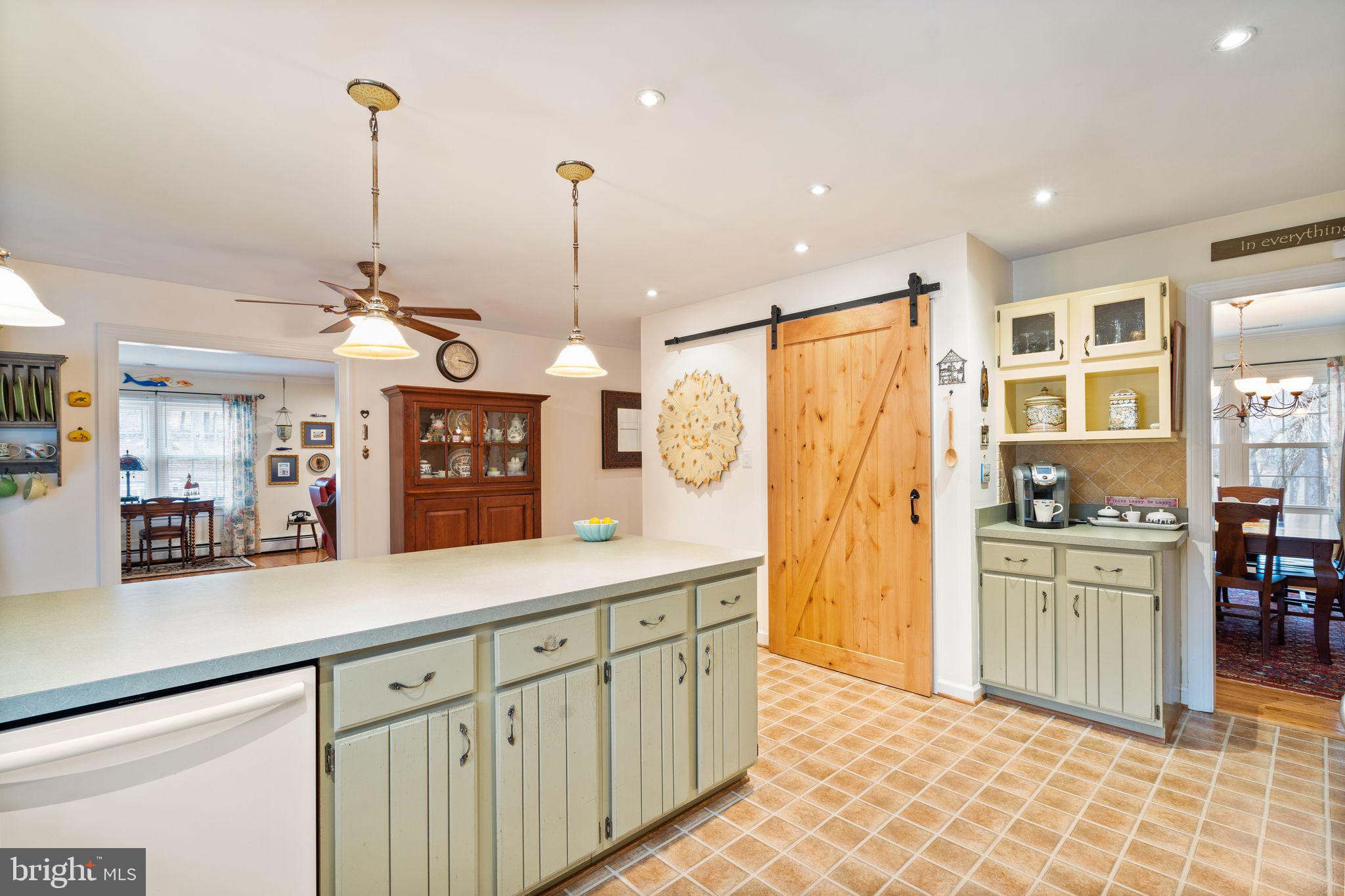 3768 Cobbler Mountain Road Delaplane, VA 20144 - Photo 9 of 47 View from kitchen to family room and dining room