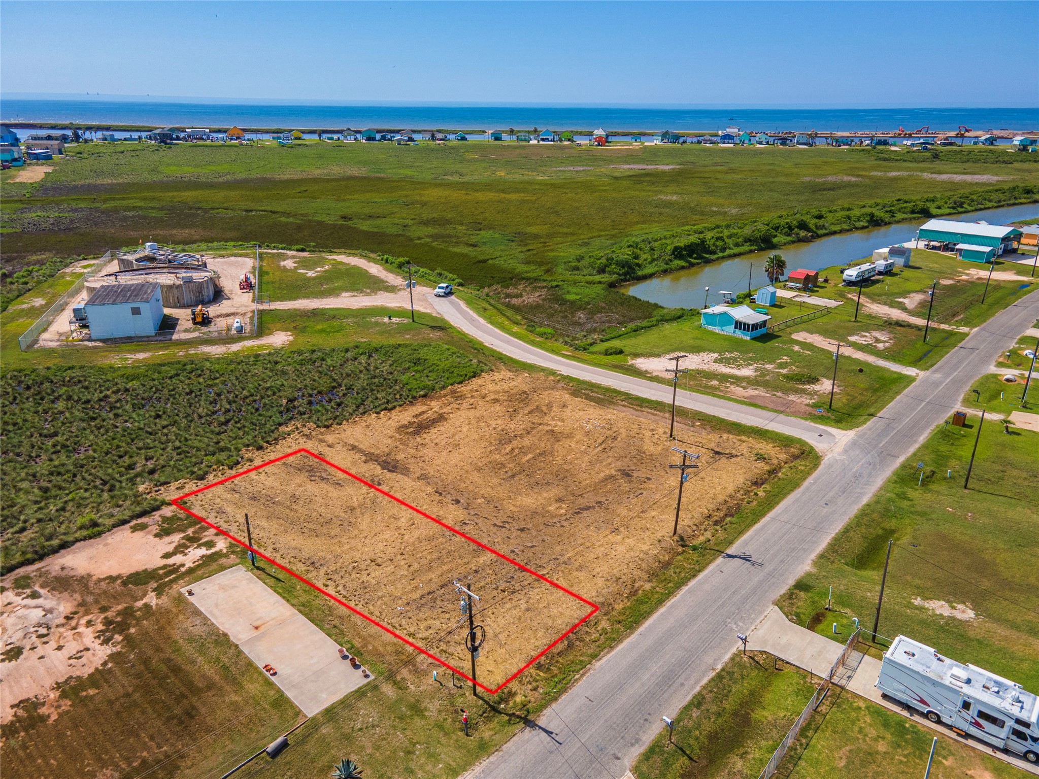 0 Dolphin Way Road Sargent, TX 77414 - Photo 7 of 9 a view of a tennis court