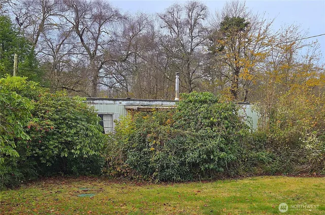 a view of a back yard