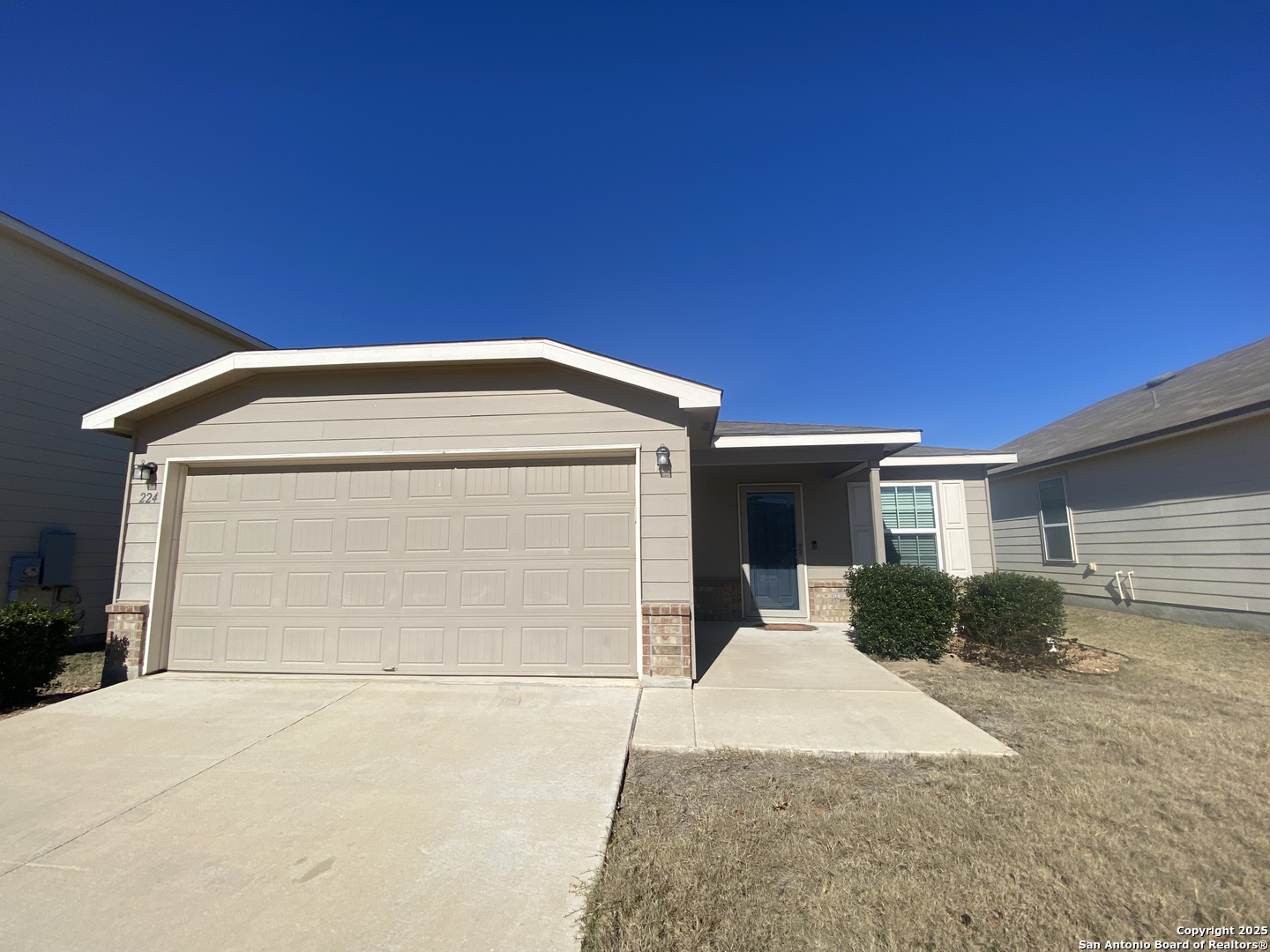a view of a house with a outdoor space