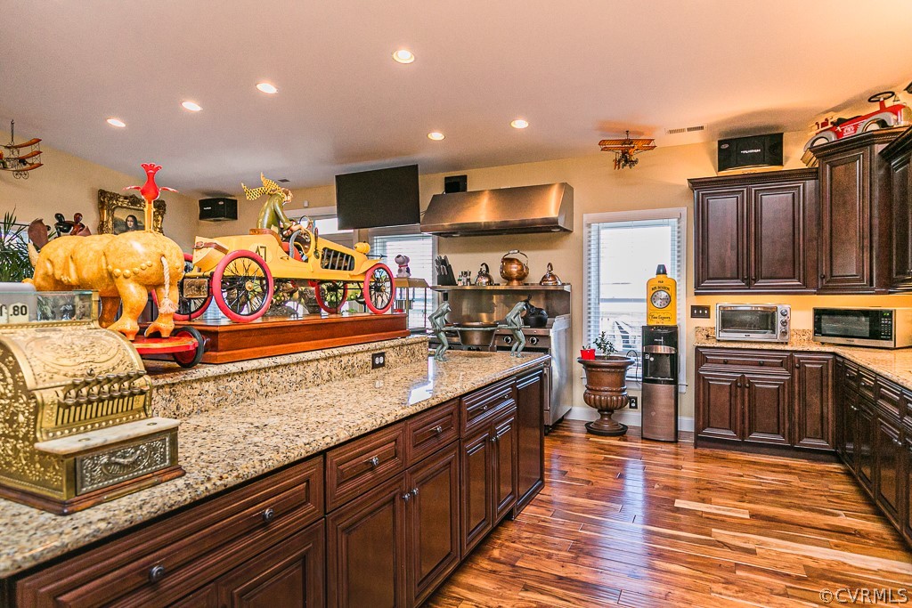 1982 Mountain Road Glen Allen, VA 23060 - Photo 19 of 49 a kitchen with stainless steel appliances granite countertop a refrigerator and stove top oven