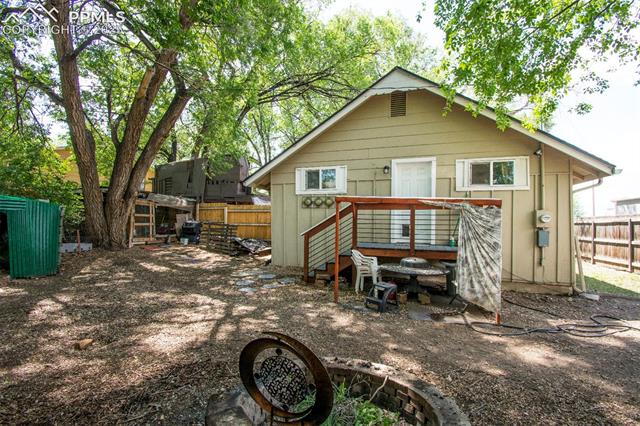 46 Sunflower Road Colorado Springs, CO 80907 - Photo 25 of 35 Rear view of property with a fenced backyard