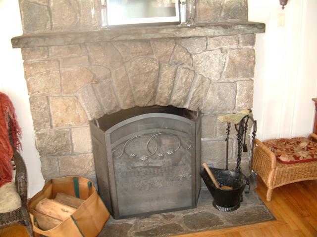 697 Gravel Road Canadensis, PA 18325 - Photo 6 of 10 Stone Fireplace