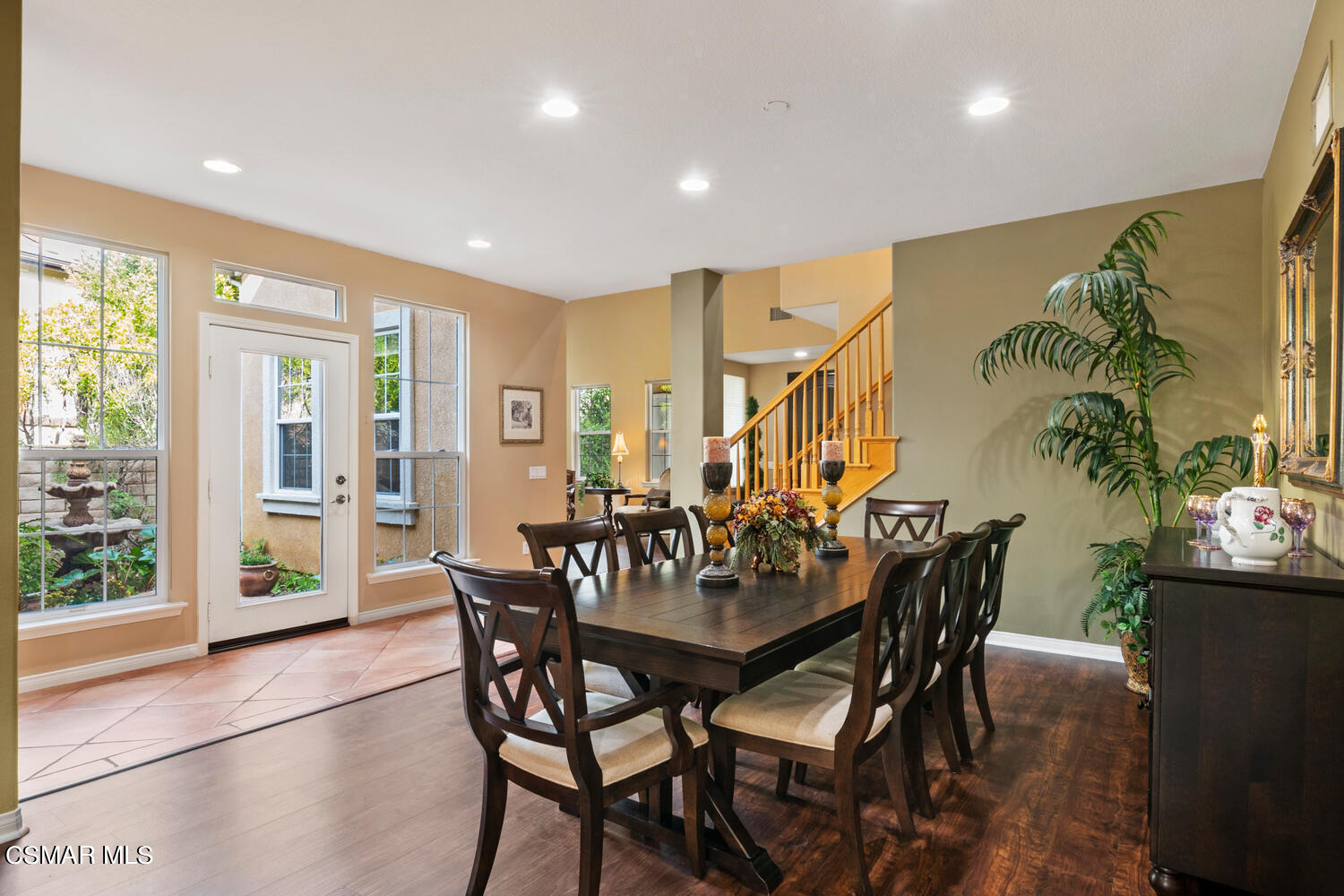 569 Rustic Hills Drive Simi Valley, CA 93065 - Photo 6 of 59 a view of a dining room with furniture and wooden floor