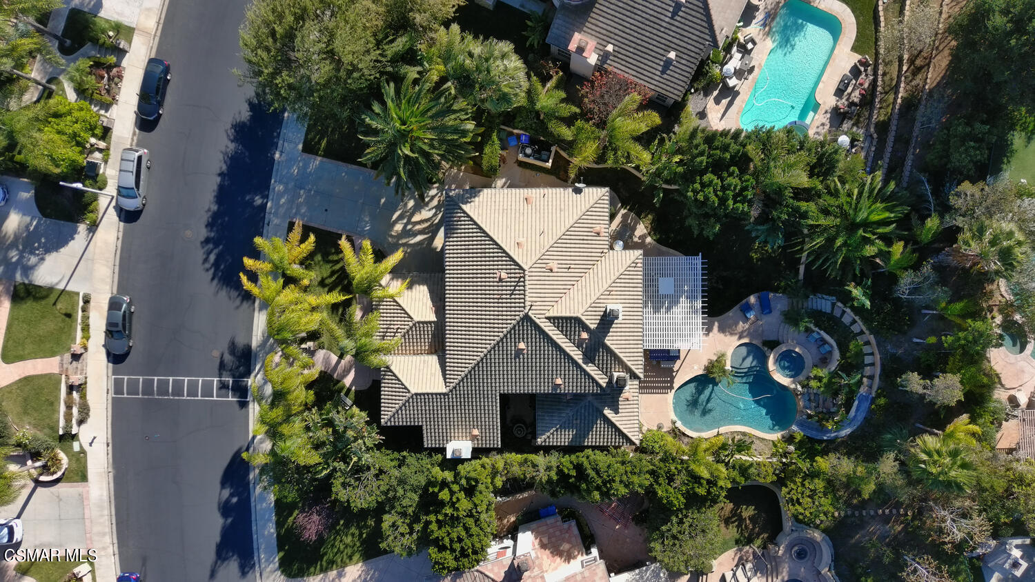 569 Rustic Hills Drive Simi Valley, CA 93065 - Photo 57 of 59 an aerial view of a house