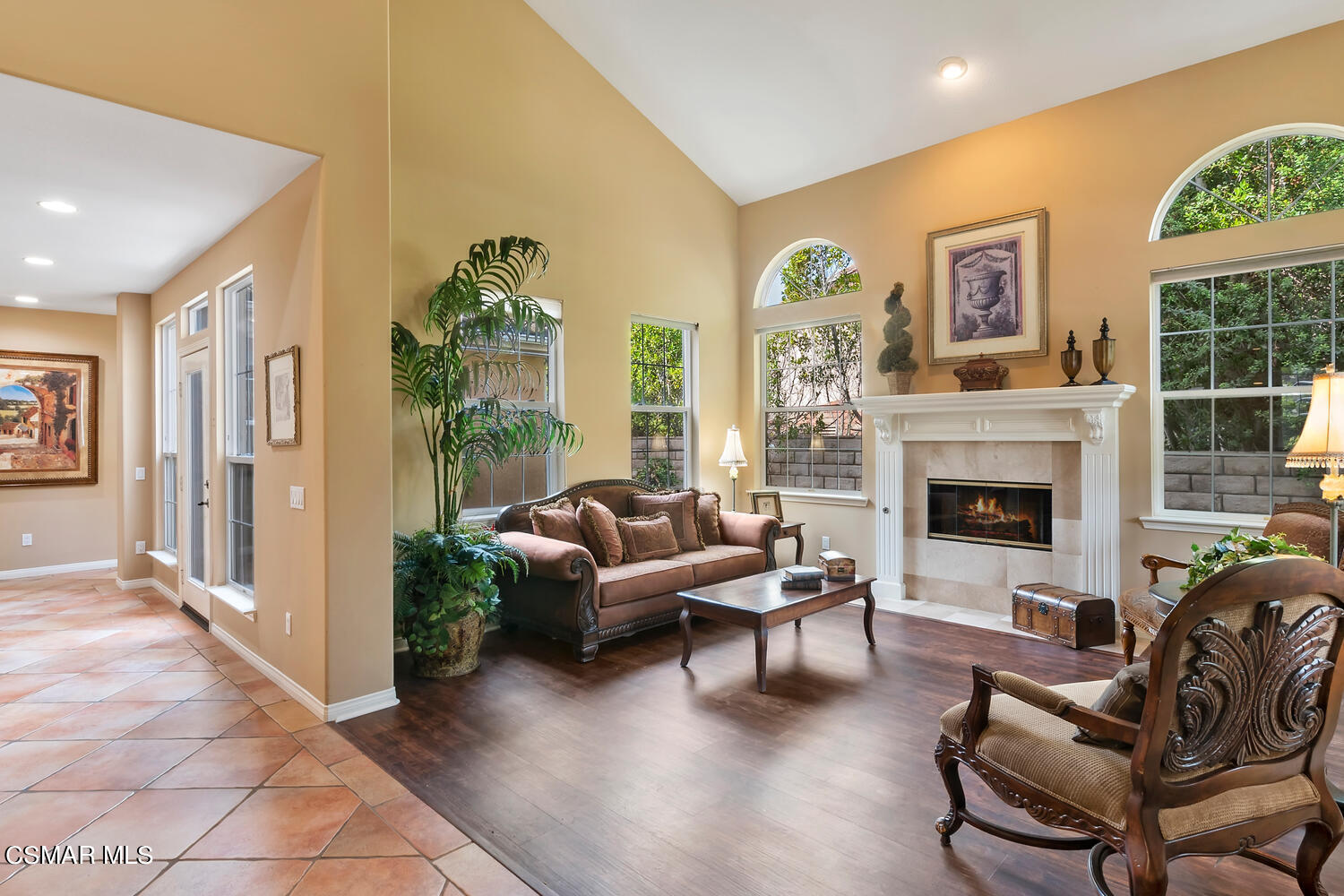 569 Rustic Hills Drive Simi Valley, CA 93065 - Photo 7 of 59 a living room with furniture and a fireplace