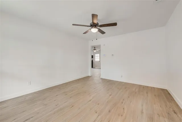 wooden floor in an empty room