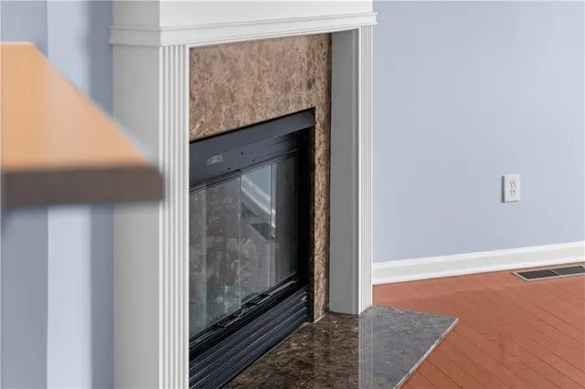 a view of an entryway door