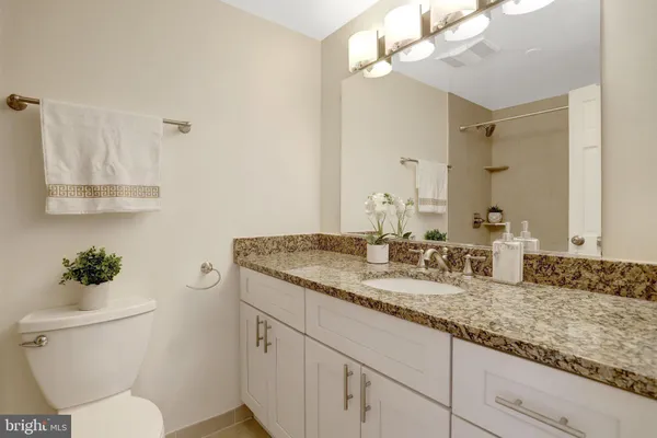 a view of small space with racks on the wall