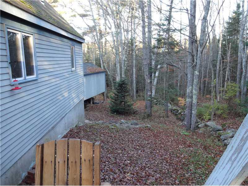454 Daniels Road Union, ME 04862 - Photo 25 of 33 Yard/Garden. Side yard with steps to...