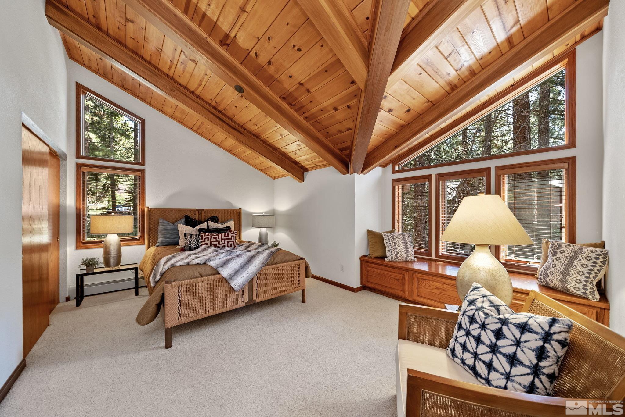 106 Jobs Peak Road Incline Village, NV 89451 - Photo 28 of 40 a bed room with a bed and a lamp