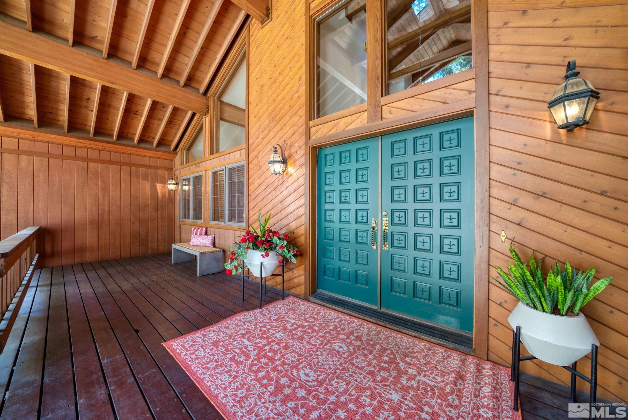 106 Jobs Peak Road Incline Village, NV 89451 - Photo 31 of 40 a view of a balcony with chair and wooden floor
