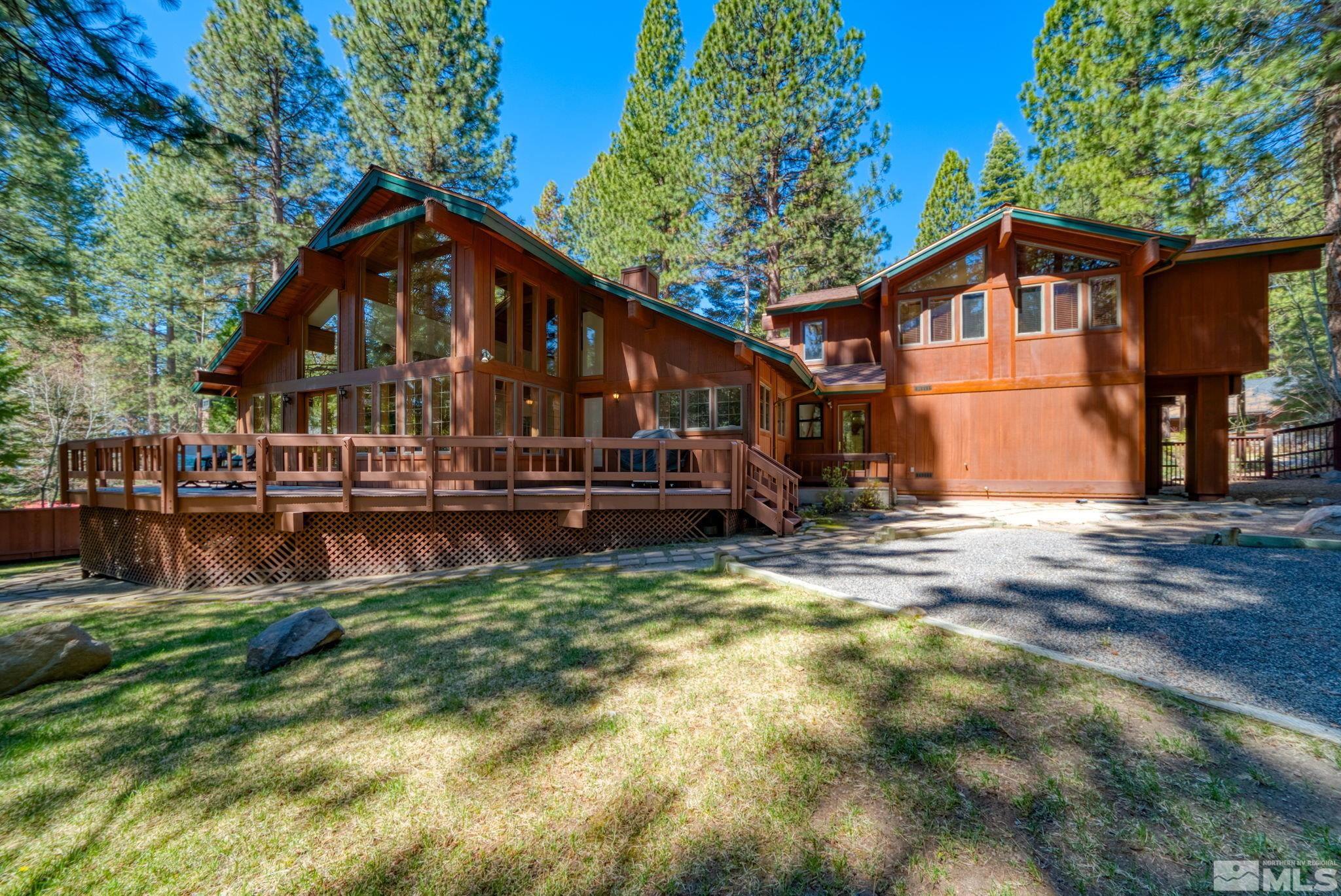 106 Jobs Peak Road Incline Village, NV 89451 - Photo 36 of 40 a view of a house with backyard and sitting area