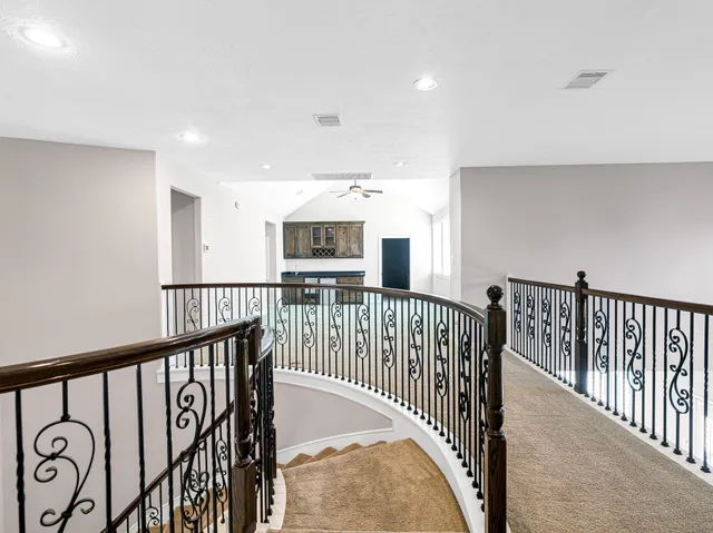 a view of entryway with stairs