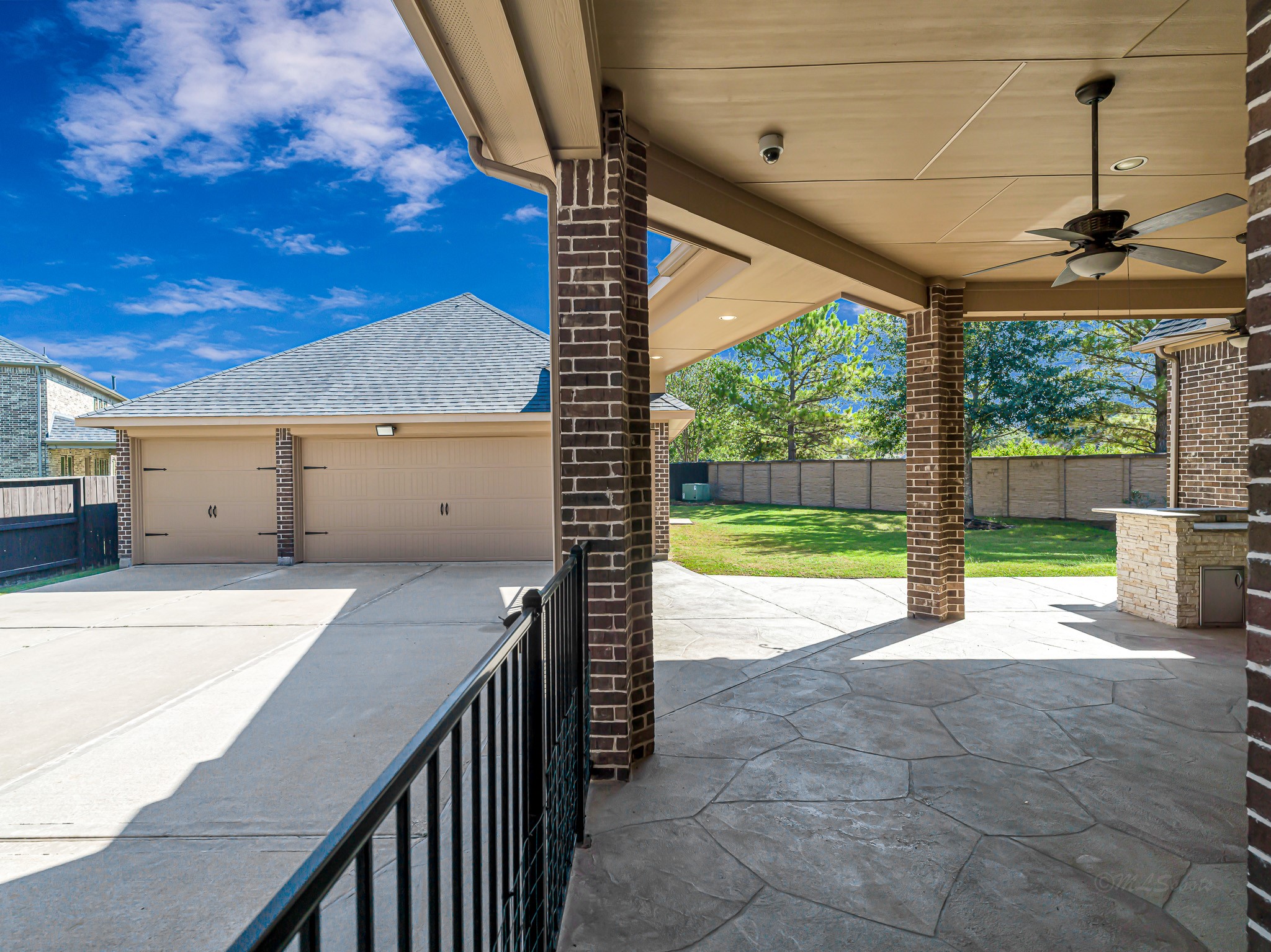 1710 Rice Mill Drive Katy, TX 77493 - Photo 36 of 50 a view of a patio with a yard