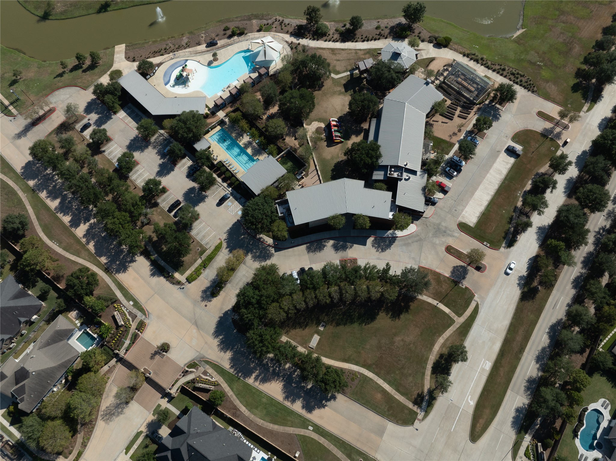 1710 Rice Mill Drive Katy, TX 77493 - Photo 48 of 50 an aerial view of multiple houses with yard