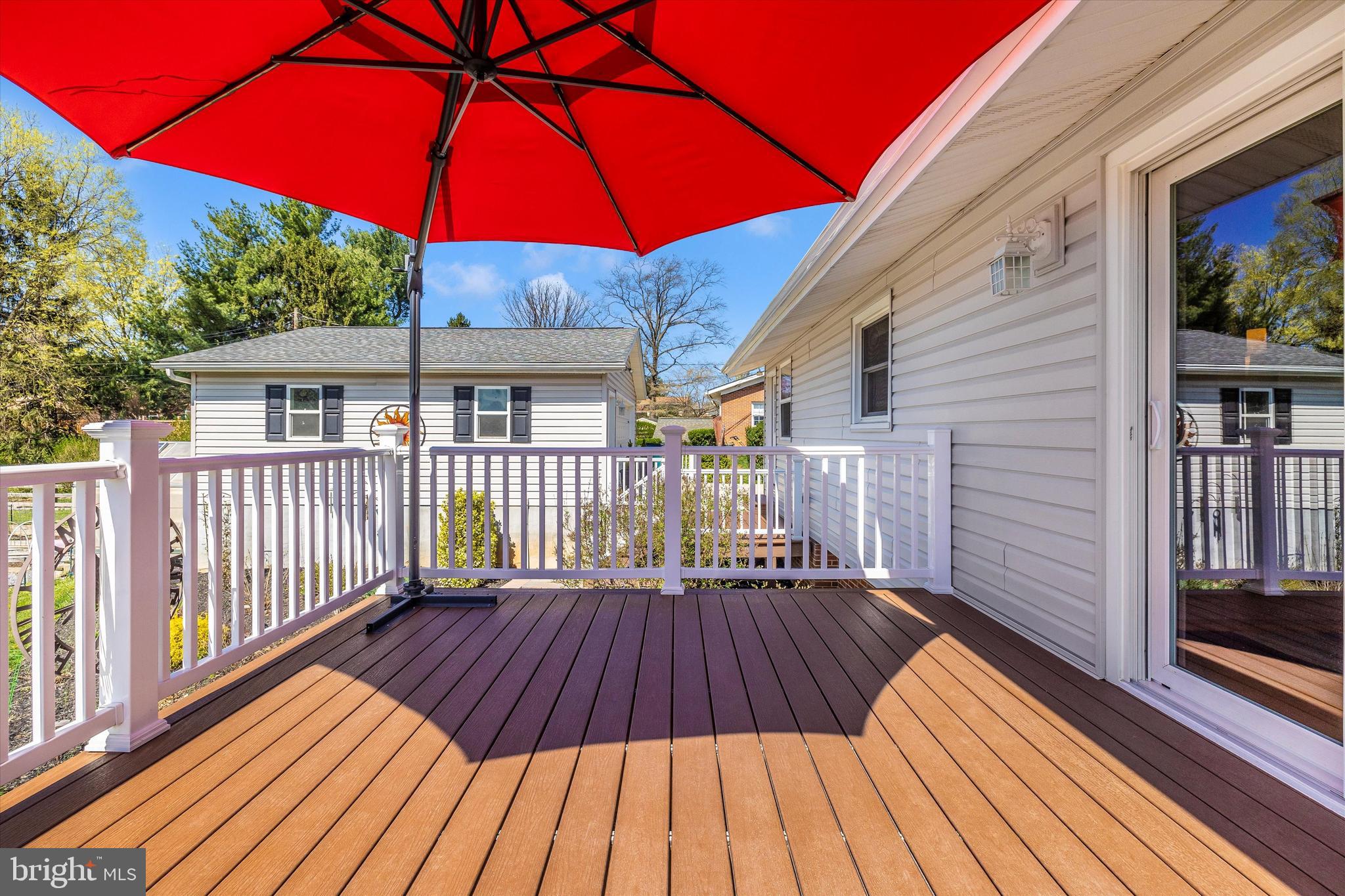 8107 Broadview Drive Frederick, MD 21701 - Photo 44 of 54 a view of a house with wooden deck