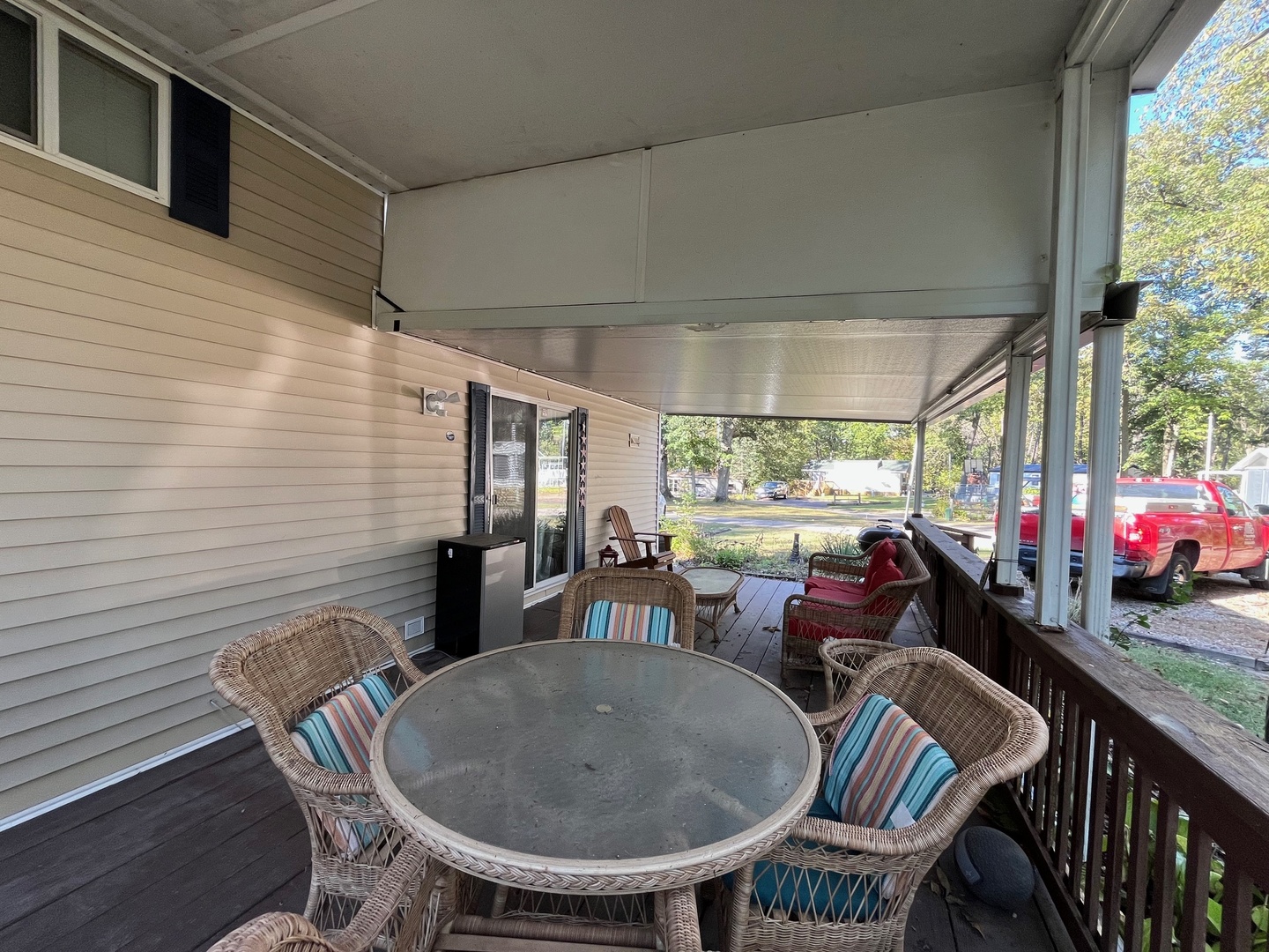 2795 East 28th Road Marseilles, IL 61341 - Photo 11 of 75 a view of a dining room with furniture window and outside view