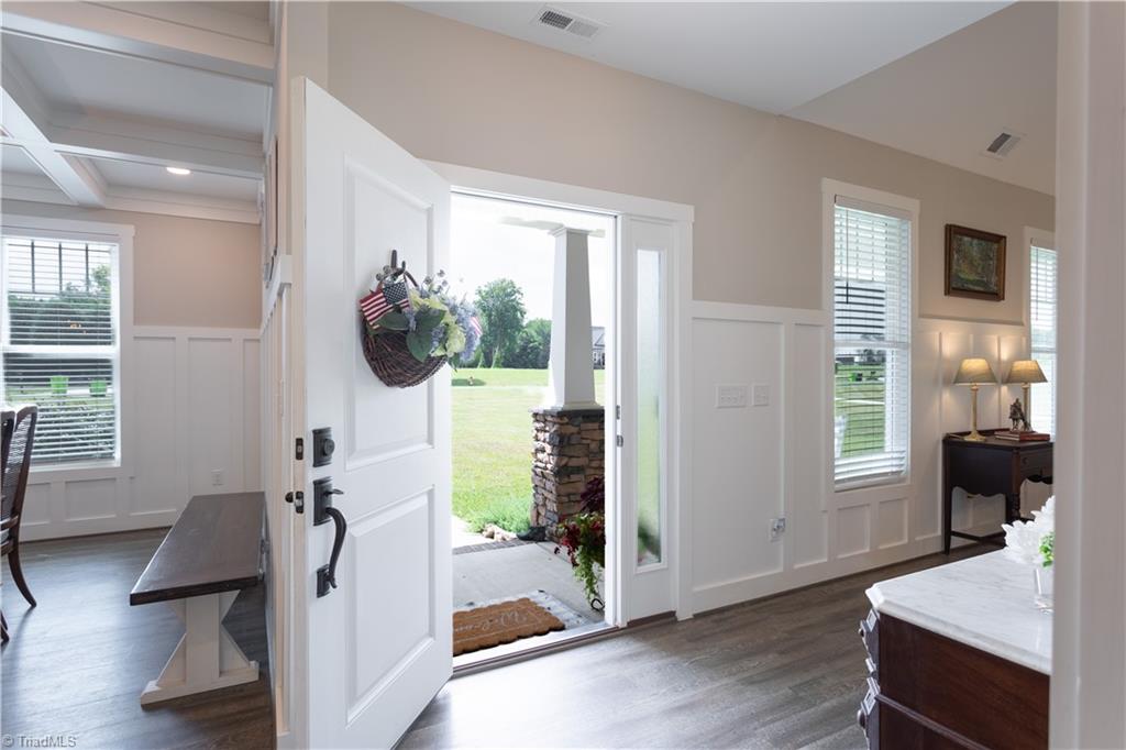 393 Scout Road Lexington, NC 27292 - Photo 4 of 47 Nothing says "welcome" like high ceilings, gorgeous millwork, and a neutral palette.