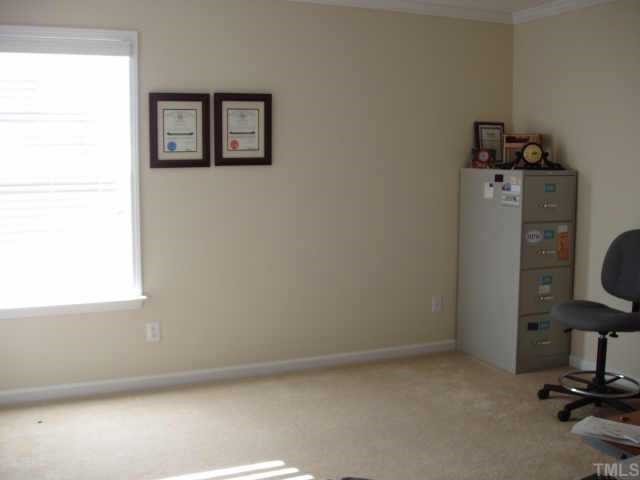 10632 Friendly Neighbor Lane Raleigh, NC 27614 - Photo 11 of 12 Bedroom #3 currently being used as an additional office. Large room with large closet.
