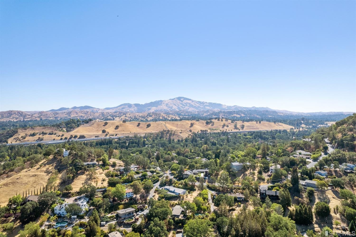 201 Castle Hill Ranch Road Walnut Creek, CA 94595 - Photo 44 of 44 an aerial view of residential house and outdoor space
