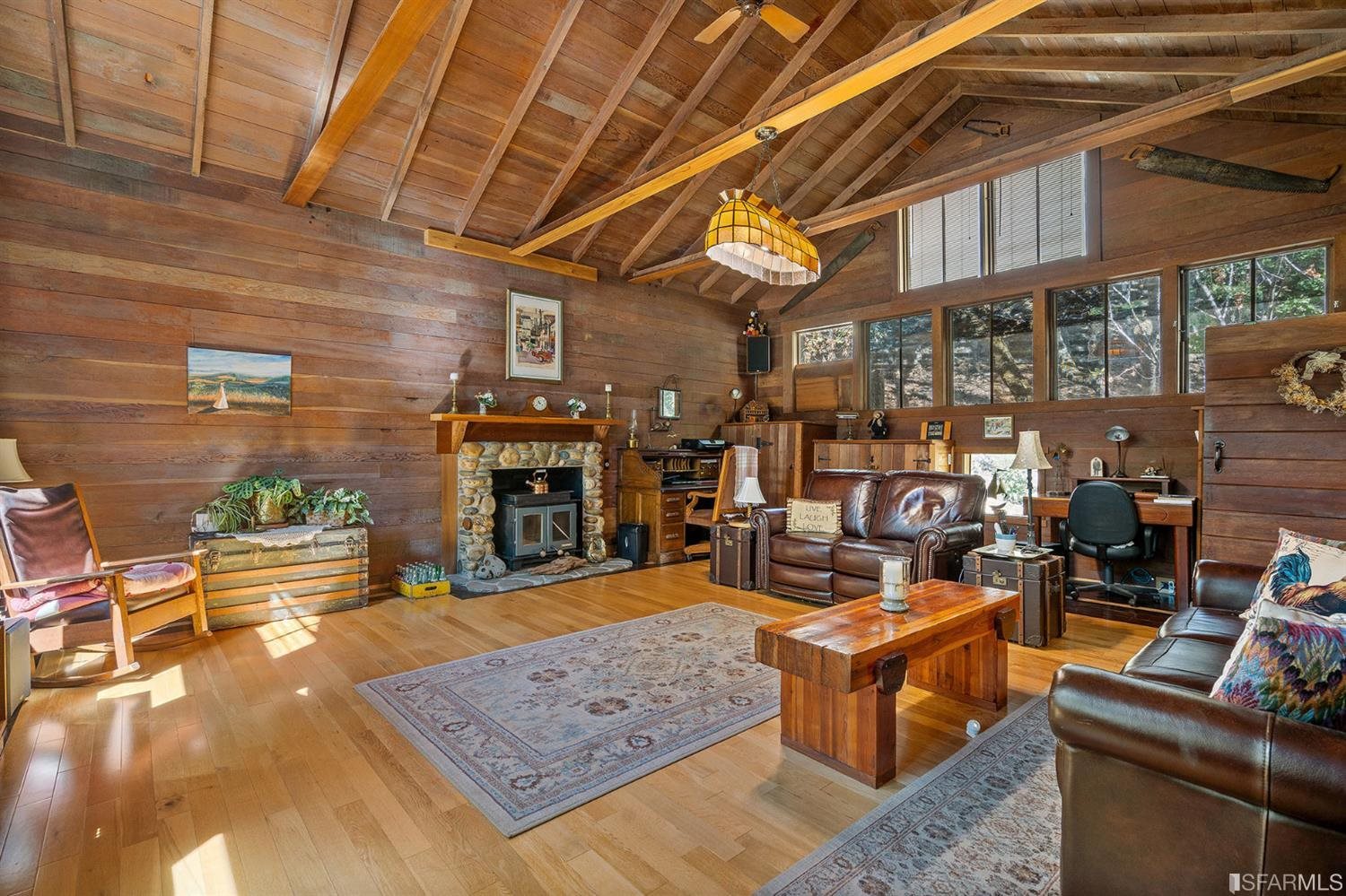 201 Castle Hill Ranch Road Walnut Creek, CA 94595 - Photo 10 of 44 a living room with lots of furniture and a kitchen view