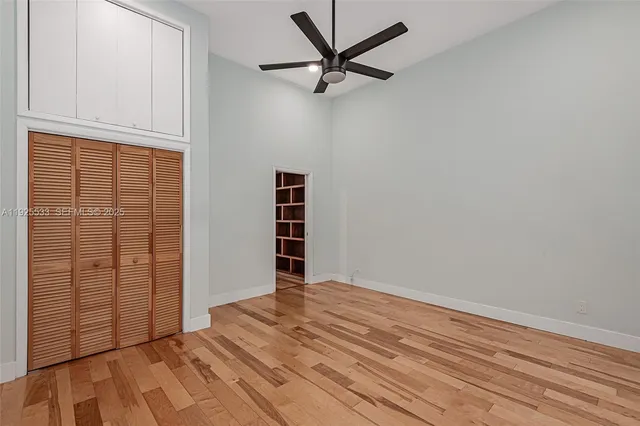 wooden floor in an empty room