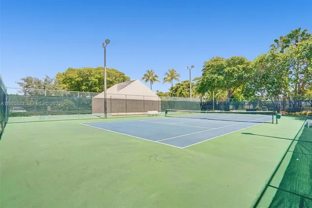 a view of a tennis court