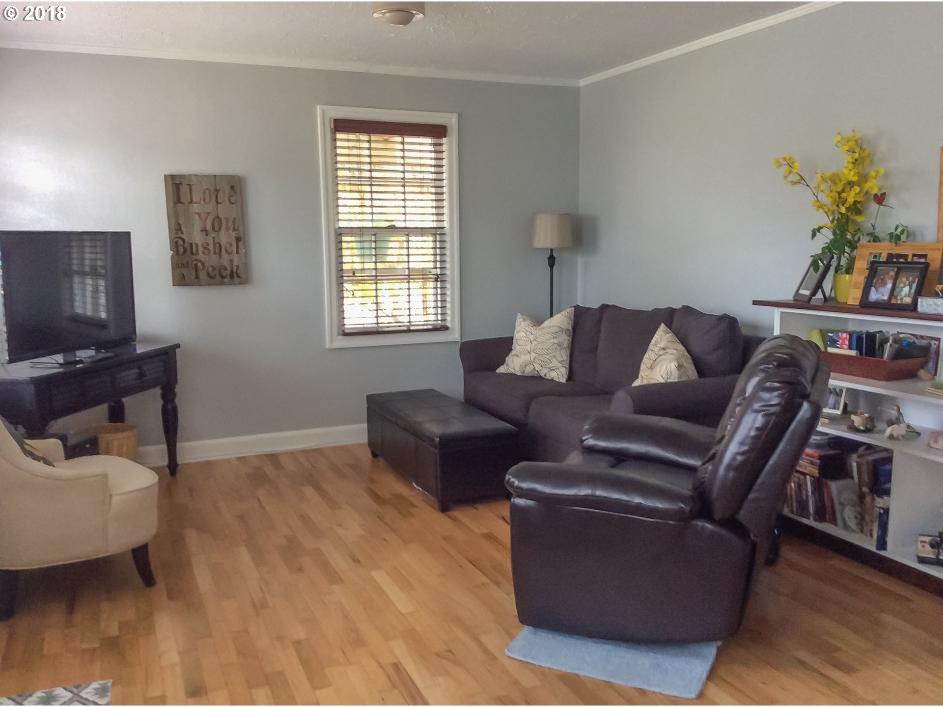 551 6th Street Springfield, OR 97477 - Photo 3 of 12 a living room with furniture and a potted plant
