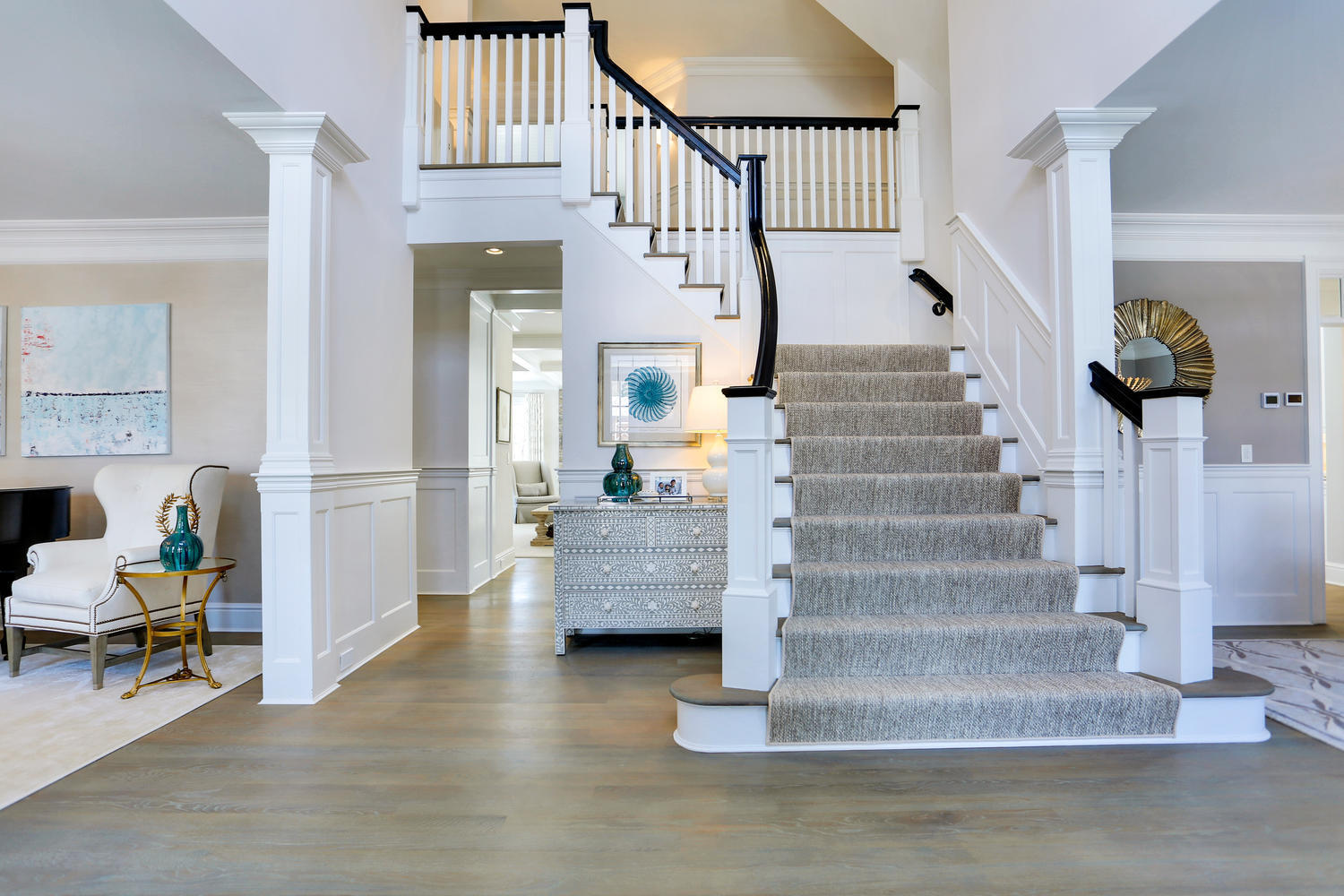 50 White Oak Shade Road New Canaan, CT 06840 - Photo 2 of 38 a view of entryway and hall with wooden floor