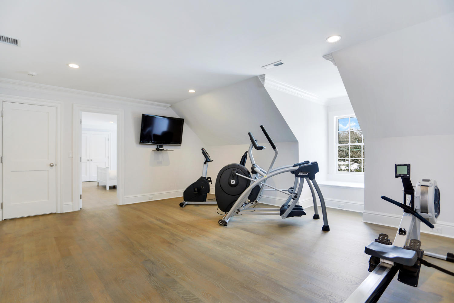 50 White Oak Shade Road New Canaan, CT 06840 - Photo 29 of 38 a view of a room with gym equipment
