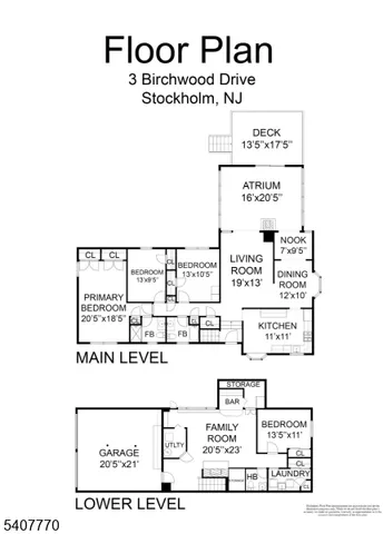 $599,999 | 3 Birchwood Drive, Vernon, NJ 07460