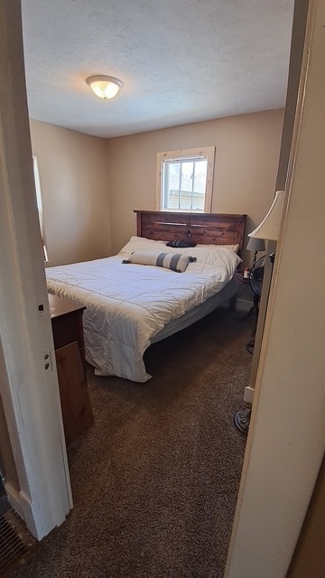 212 West Division Street Bloomington, IL 61701 - Photo 10 of 12 a bedroom with a bed and a window