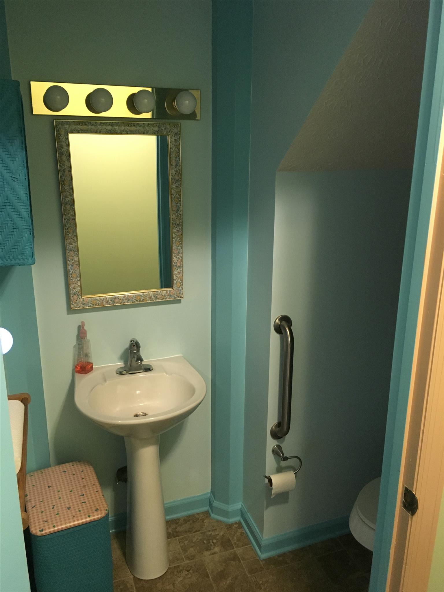 2735 New Hall Road Greenbrier, TN 37073 - Photo 18 of 26 a bathroom with a sink toilet and mirror