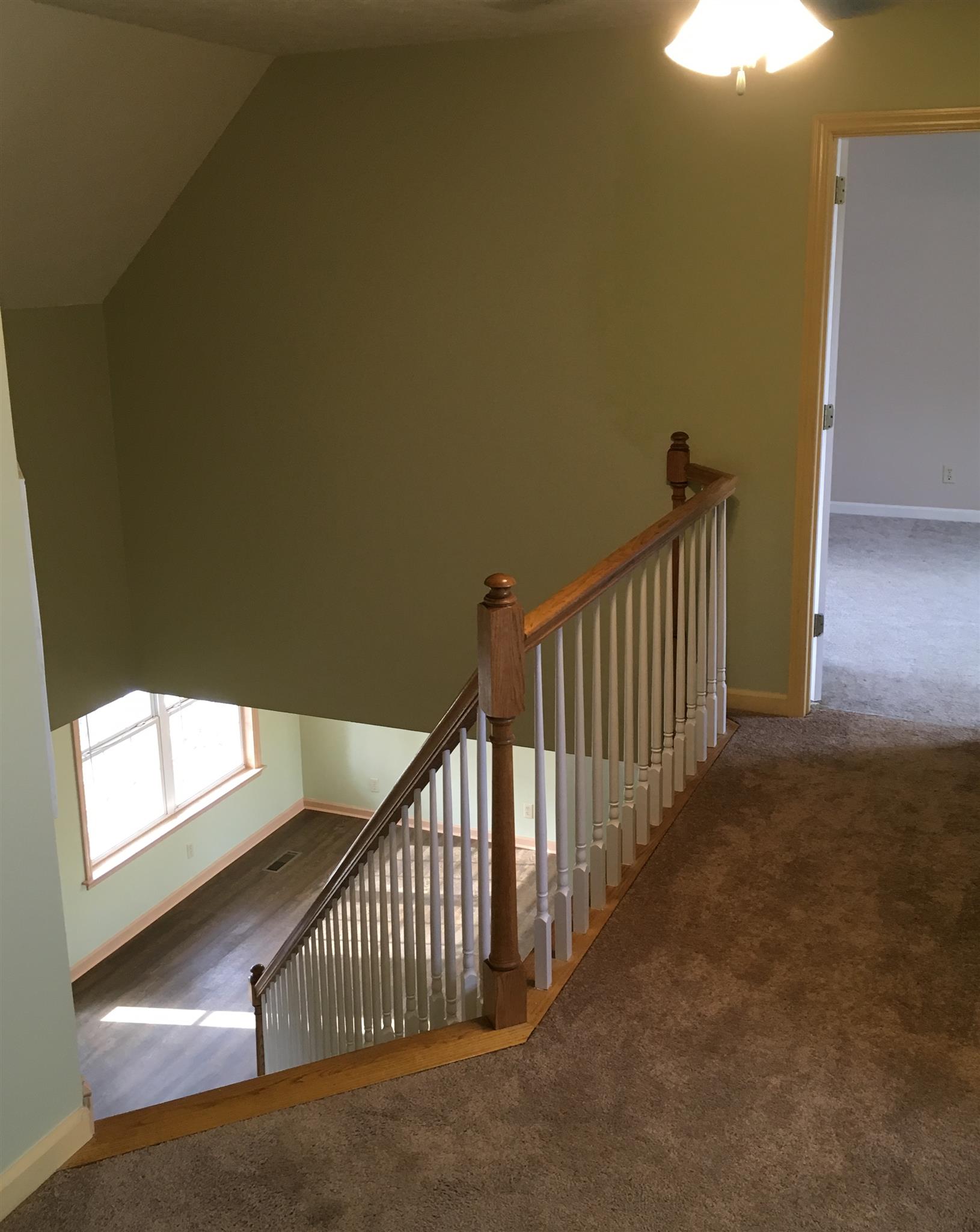 2735 New Hall Road Greenbrier, TN 37073 - Photo 24 of 26 a view of staircase with railing and a window