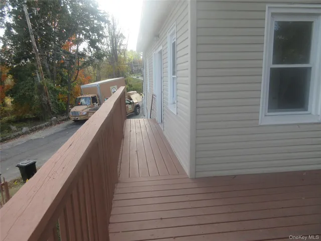 a view of balcony and deck