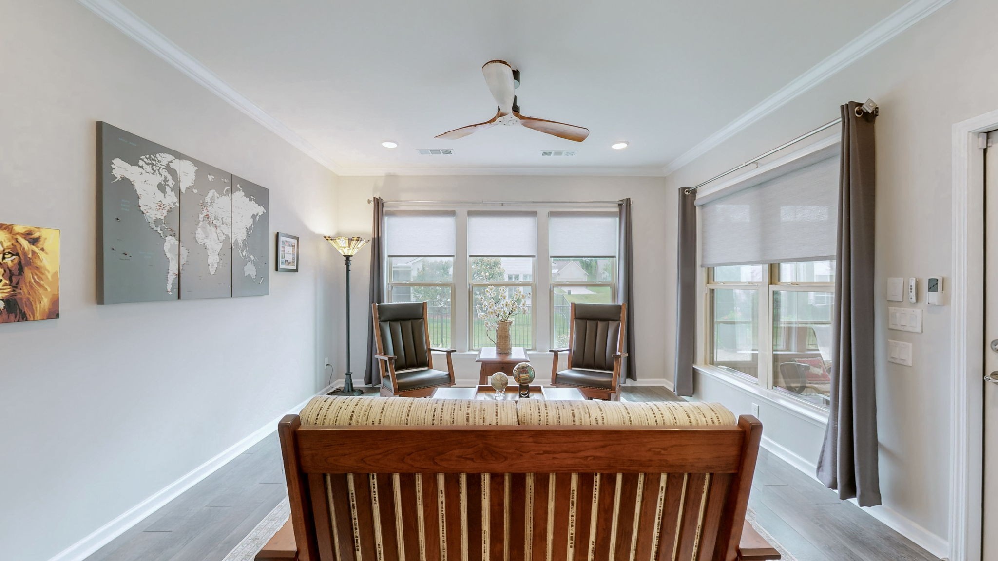 1106 Davidson Walk Spring Hill, TN 37174 - Photo 24 of 61 a view of a room with furniture large windows and wooden floor