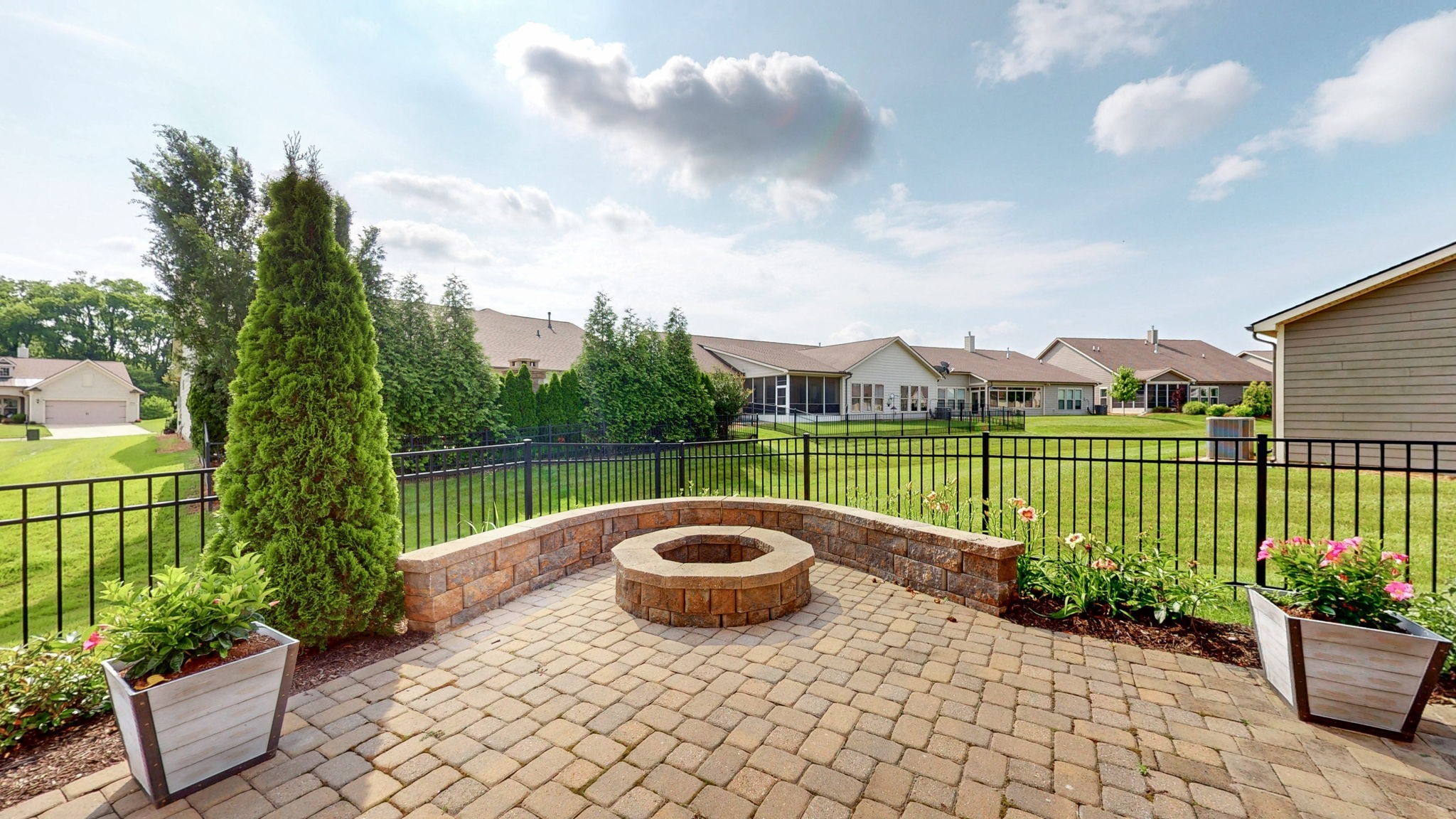1106 Davidson Walk Spring Hill, TN 37174 - Photo 44 of 61 a view of a garden with wooden fence