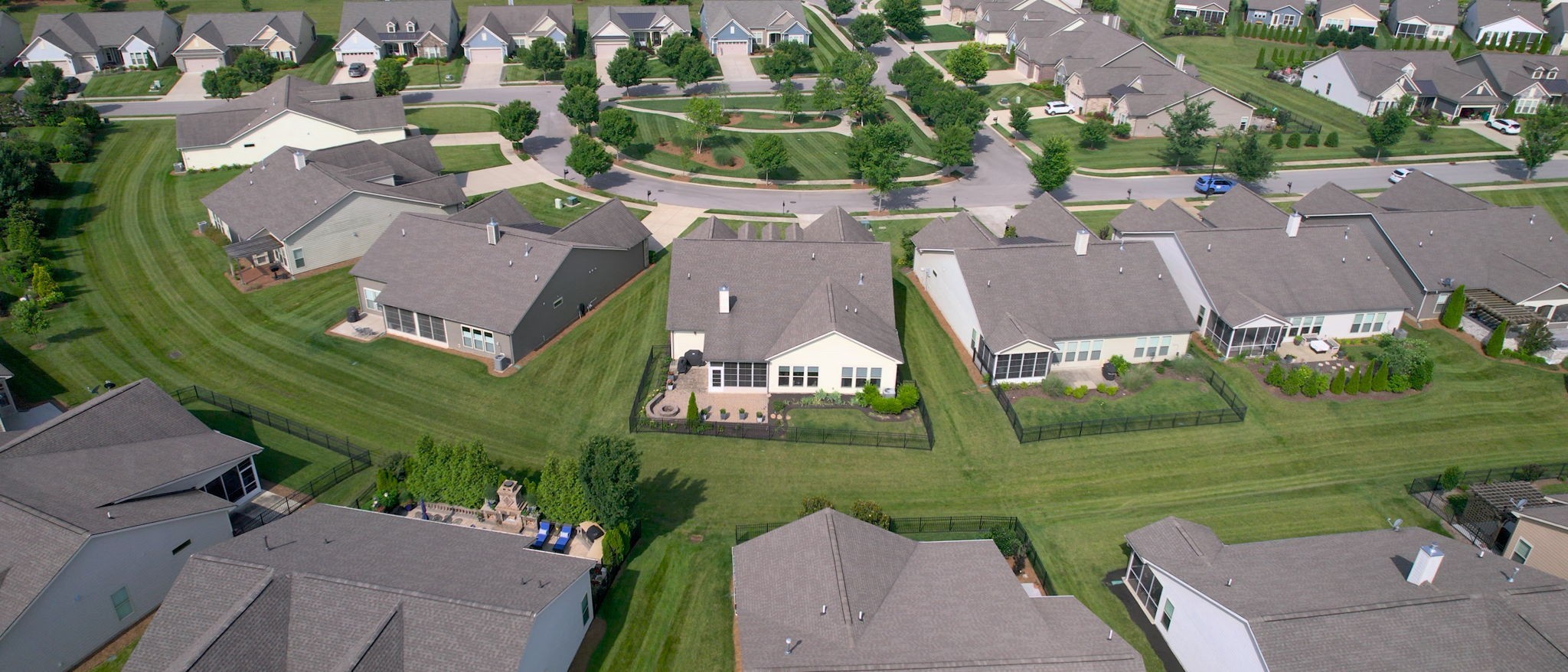 1106 Davidson Walk Spring Hill, TN 37174 - Photo 48 of 61 an aerial view of residential houses with outdoor space and street view