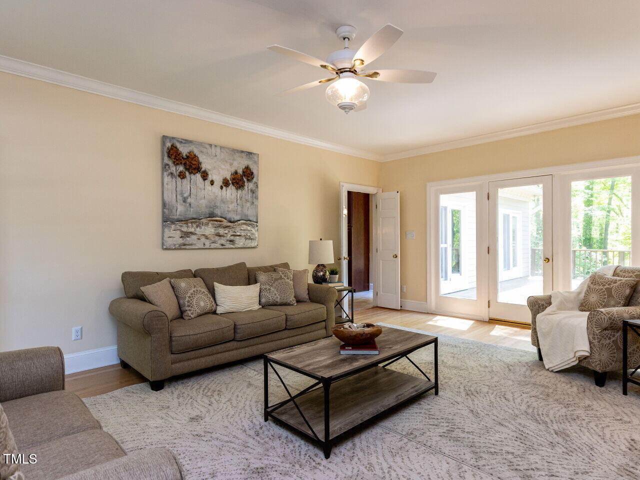 315 King George Loop Cary, NC 27511 - Photo 13 of 39 a living room with furniture and a large window