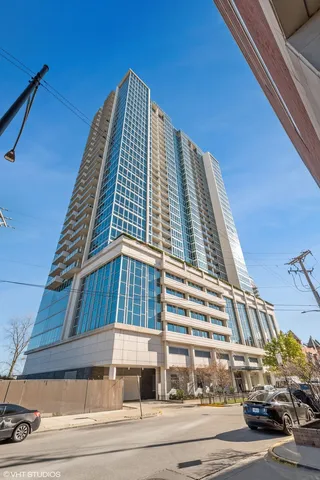 a front view of a building