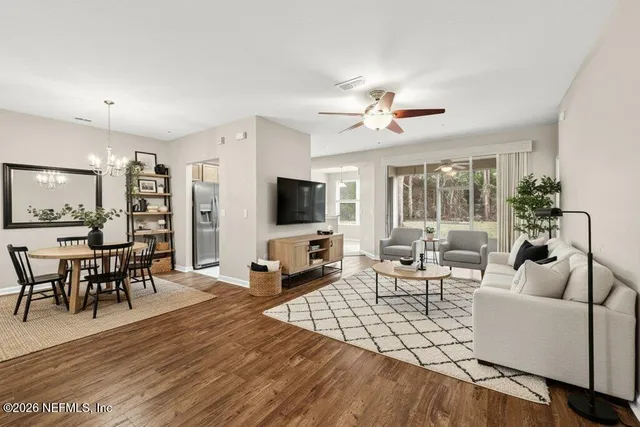 wooden floor in an empty room