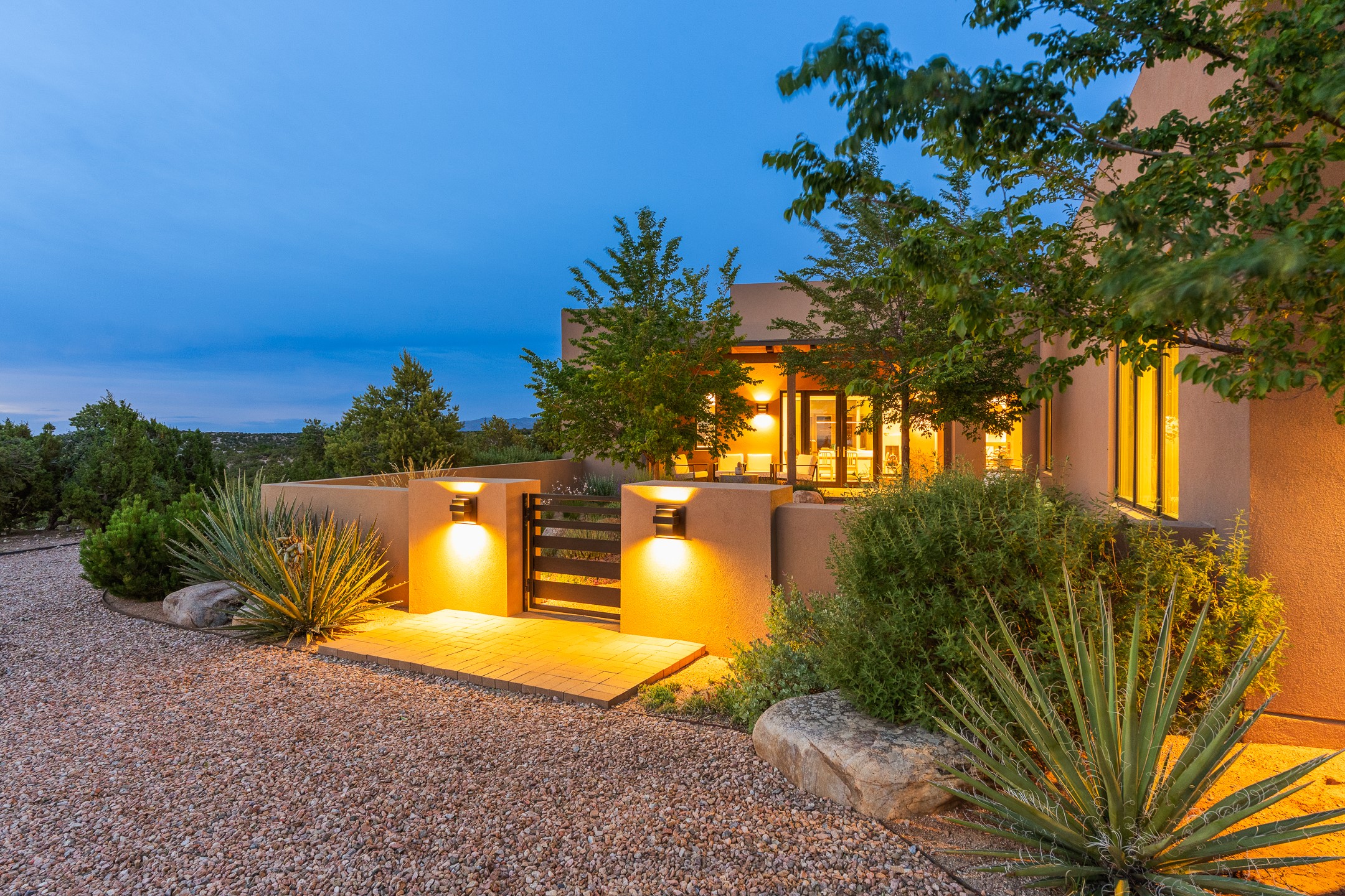 31 Sundance Ridge Circle Santa Fe, NM 87506 - Photo 53 of 57 Entry to Front Courtyard