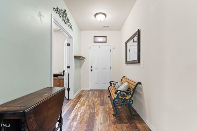 a view of a lush green field