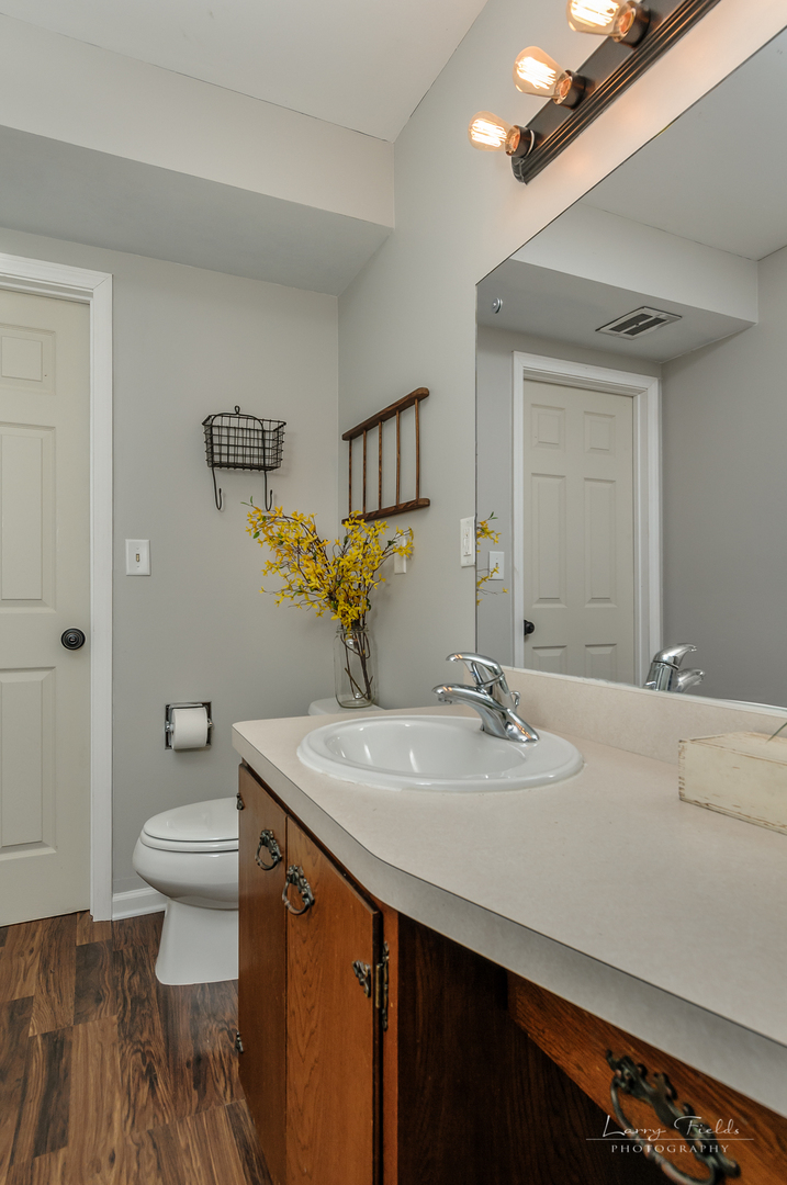 14725 Sears Road Plano, IL 60545 - Photo 16 of 26 a bathroom with a sink and a toilet