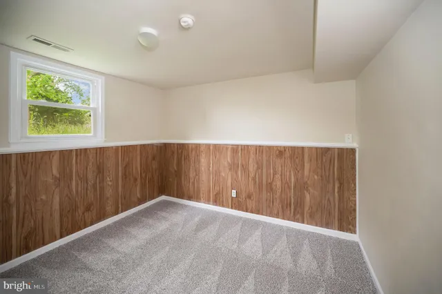 a balcony with a yard