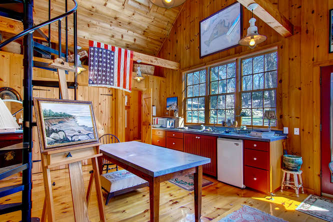 19 North Tabor Farm Road Chilmark, MA 02535 - Photo 17 of 24 Studio interior.