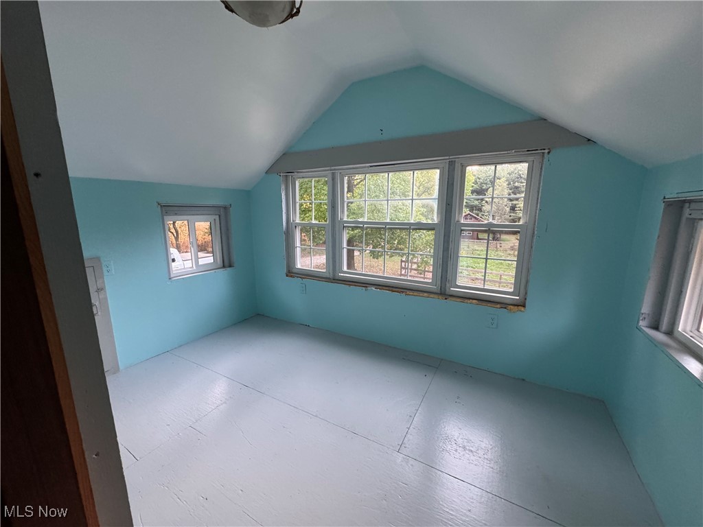 2360 Scio Road Carrollton, OH 44615 - Photo 9 of 22 Additional living space with lofted ceiling