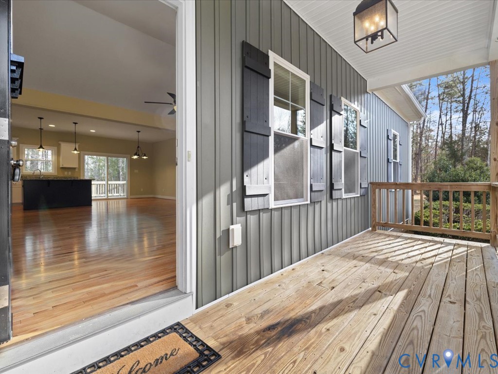 2806 Perkinsville Road Maidens, VA 23102 - Photo 5 of 38 a view of a balcony